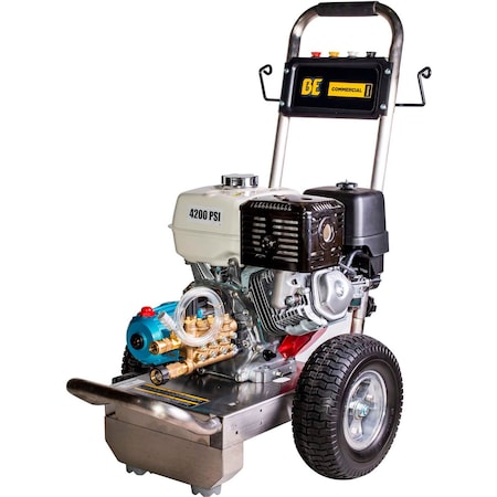 Be Pressure P4013HJBS 4000 PSI Pressure Washer - 13HP, Honda GX Engine, Cat Pump B4213HSJ